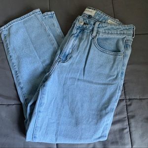 Light Denim Mom Jeans